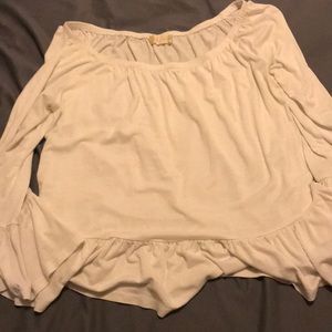 White off the shoulder blouse